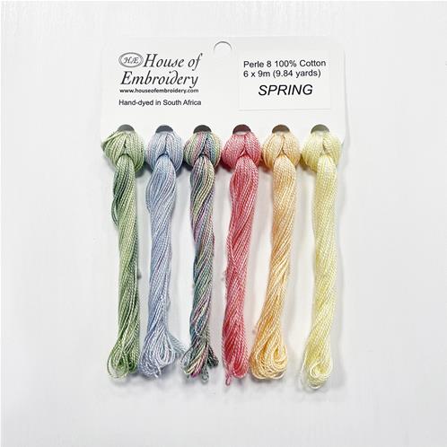Pearl cotton n°8 House of Embroidery - Spring