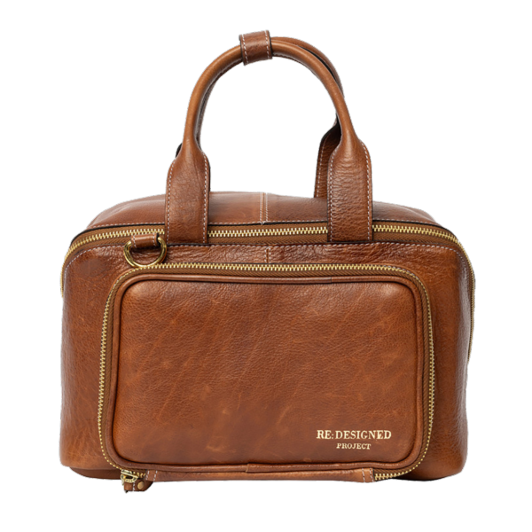 Leather Project Bag – Walnut