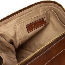 Leather project pouch - Walnut