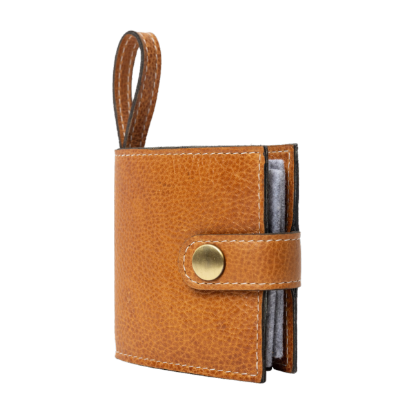 Leather Needle Case – Camel