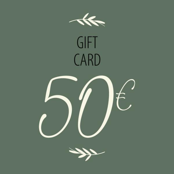 Gift card - 50 €