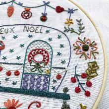 Vacances de Noël (sold without hoop)
