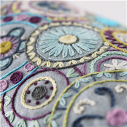 Etui à lunettes - Mandala - Bleu