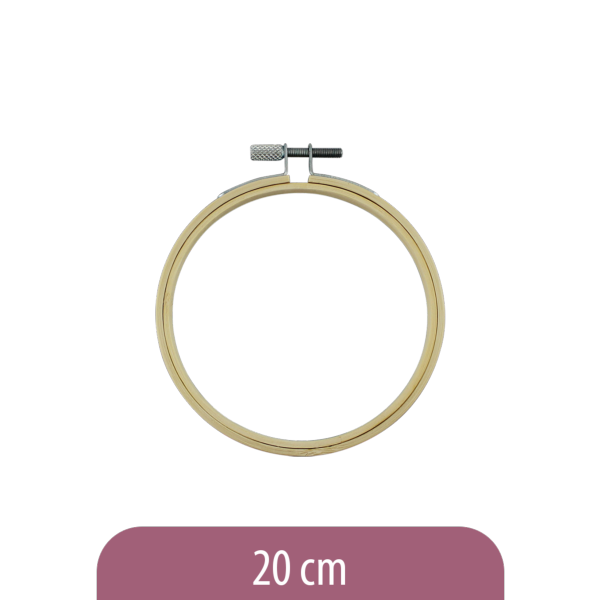 Wooden embroidery hoop - 20 cm