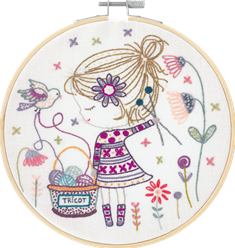 Quand Salomé tricote (sold without hoop)