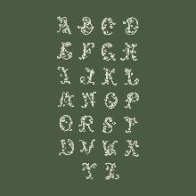 Vintage alphabet - complete