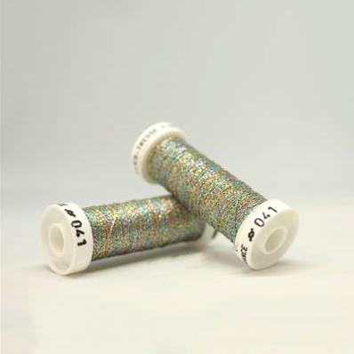 Bobine de Fil Métallisé - Gris Chiné