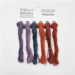 Pearl cotton n°8 House of Embroidery - "Passion