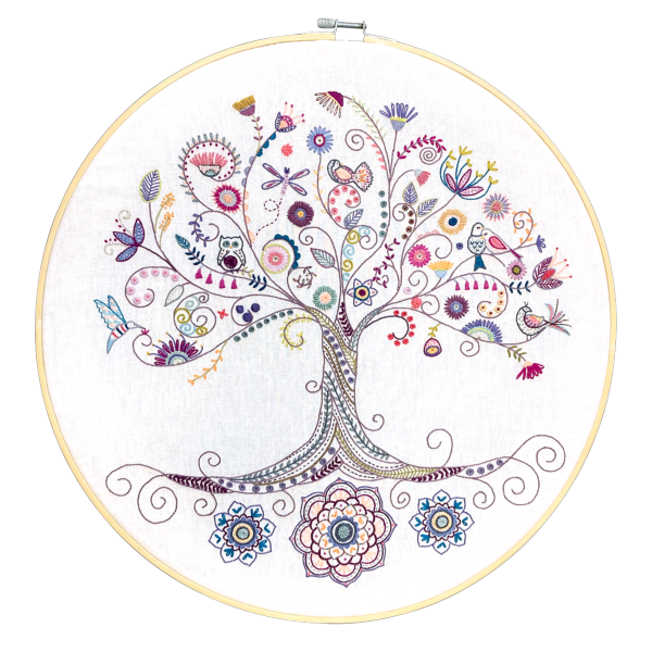 My spring tree of life - With a 40 cm hoop