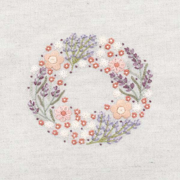 Couronne de lavande - Small July wreath