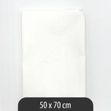 Zweigart® linen-cotton blend fabric piece - 50 x 70 cm - White