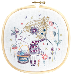 Quand Salomé tricote (sold without hoop)