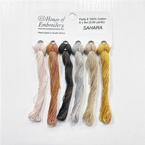 Pearl cotton n°8 House of Embroidery - Sahara