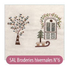 Winter embroideries N°6 (SAL)