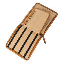 Camel Leather Embroiderer’s Pouch