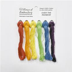 Pearl cotton n°8 House of Embroidery - "Over the rainbow