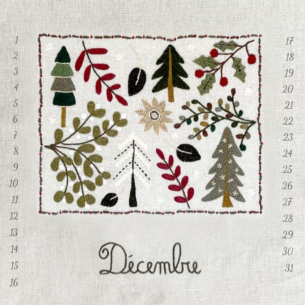 Perpetual calendar - December