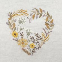 Soleil d’or (August embroidered heart) - EASY CUSTO