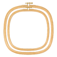 Wooden square hoop - 21 to 25 cm