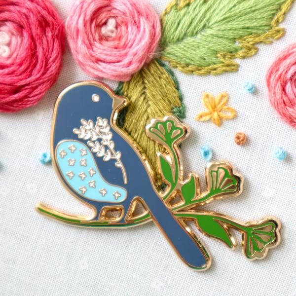 Needle minder “moineau chanteur”