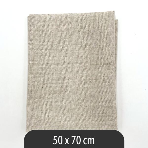 Zweigart® linen-cotton blend fabric piece - 50 x 70 cm - Bis