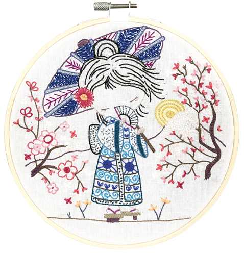 Quand Salomé voyage au Japon (sold without hoop)