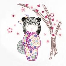 Yoshimi, jolie kokeshi (sold without hoop)