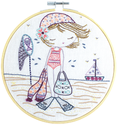 Quand Salomé va à la plage (sold without hoop)