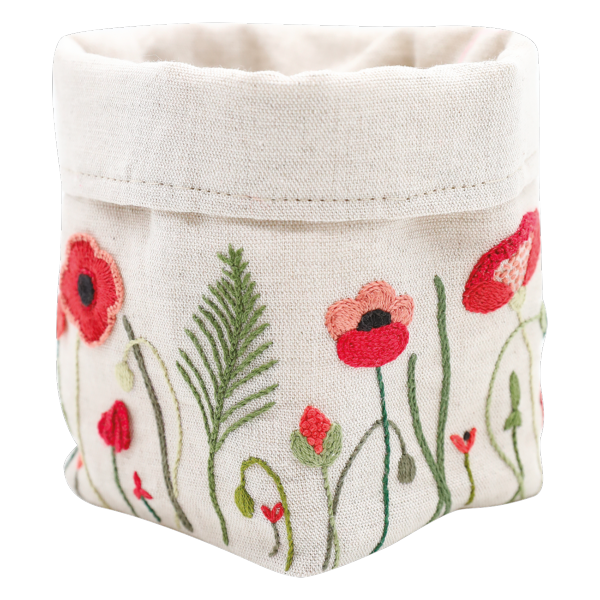 Poppies basket