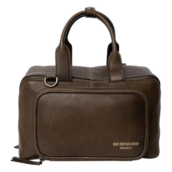 Leather Project Bag – Dark Green