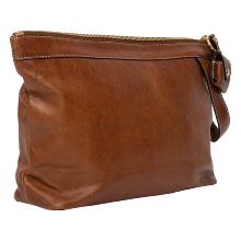 Leather project pouch - Walnut