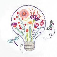 Lumière florale (sold without hoop)