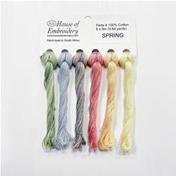 Pearl cotton n°8 House of Embroidery - Spring