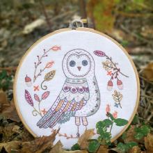 Huguette la chouette (sold without hoop)