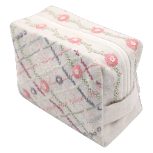 Large floral pouch