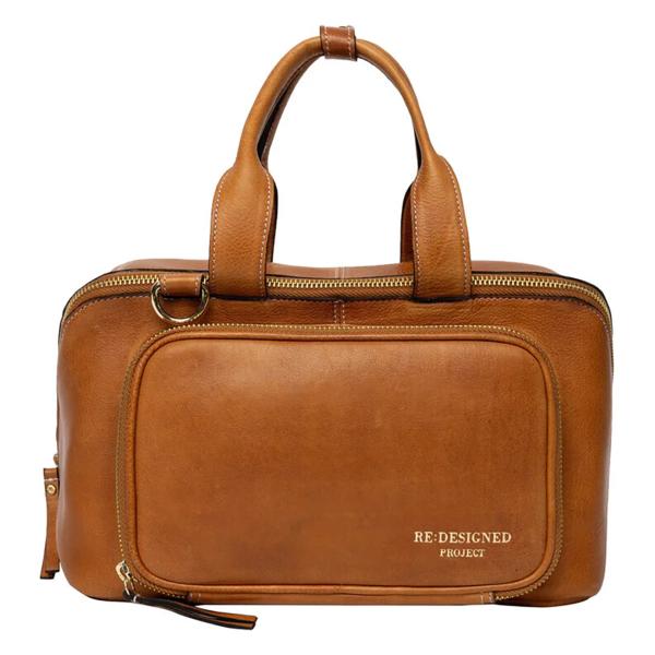 Sac à projet en cuir - Camel