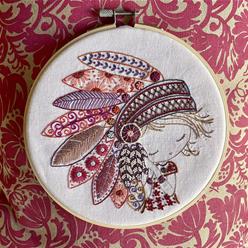 Salomé la petite Apache (sold without hoop)