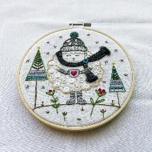 Frison se réchauffe (sold without hoop)