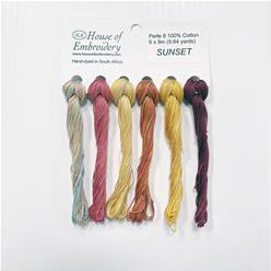 Pearl cotton n°8 House of Embroidery - "Sunset