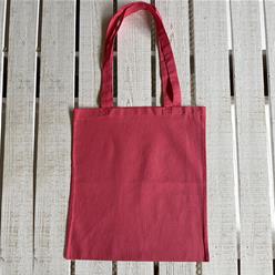 Tote bag 100% cotton - Raspberry