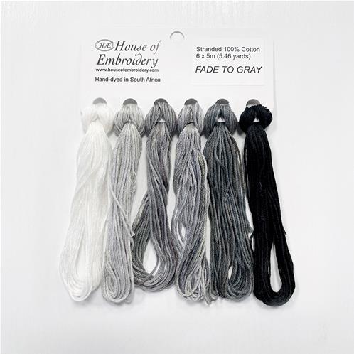 Cotton House of Embroidery - "Fade to gray