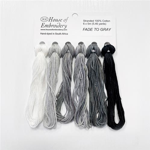 Cotton House of Embroidery - Fade to gray