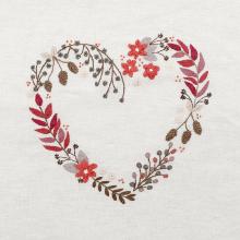 Ombre d’automne (October embroidered heart) - EASY CUSTO