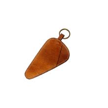 Leather Scissor Case - Camel