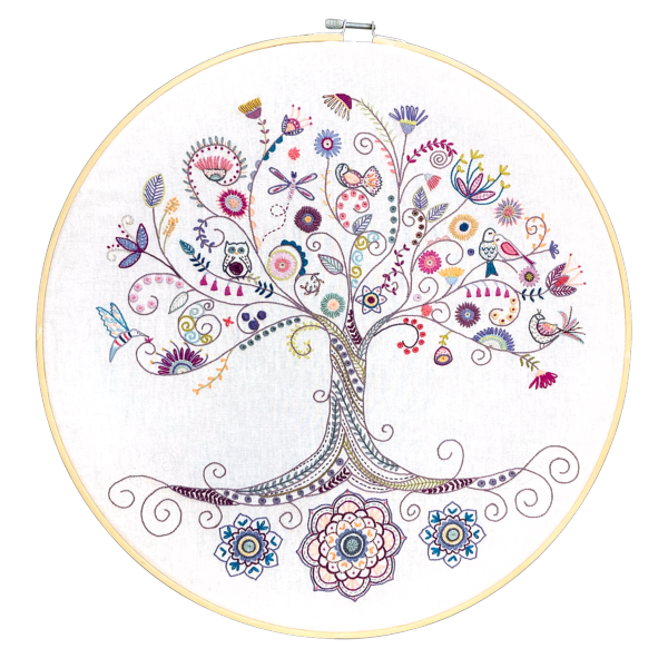My spring tree of life - With a 40 cm hoop