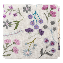 Floral needles books - Purple
