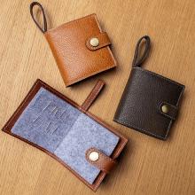 Leather Needle Case – Camel