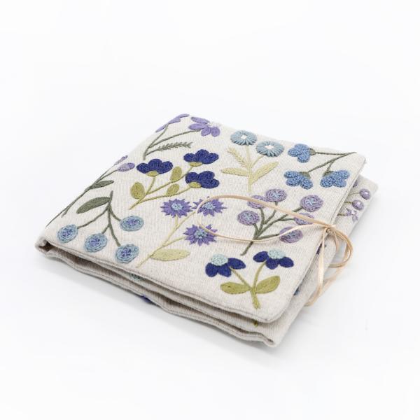 Floral needles books - Blue