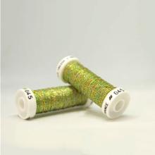 Bobine de Fil Métallisé - Vert Chiné