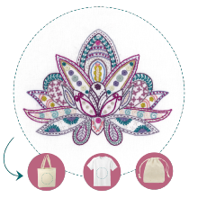 Easy Custo - Fleur de lotus - Size M
